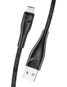 Kabel pleciony USAMS U41 microUSB 1m 2A czarny/black SJ393USB01 Fast Charge