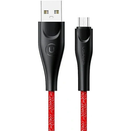 Kup USAMS U41 geflochtenes Kabel microUSB 1m 2A rot/red SJ393USB02 Schnellladung - USA296RED - {ean13} - Sklep Home Screen