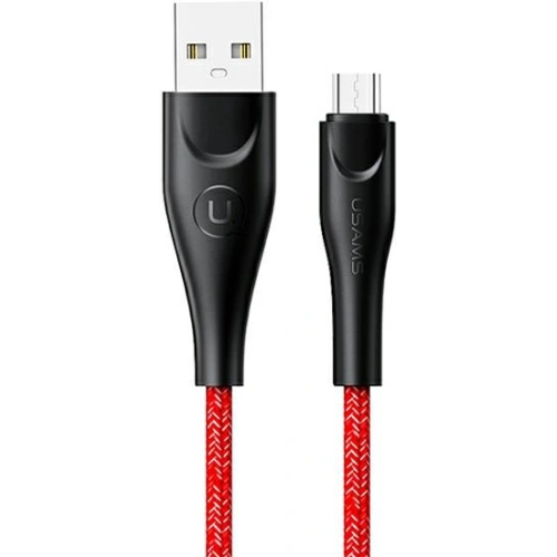 Kup Cablu împletit USAMS U41 microUSB 2m 2A roșu/red SJ396USB02 Încărcare rapidă - USA298RED - {ean13} - Sklep Home Screen