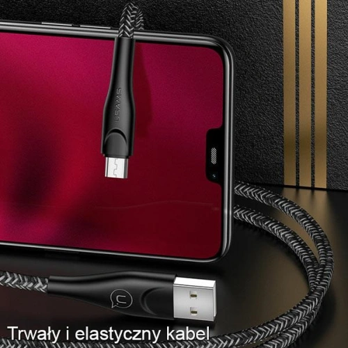 Kup USAMS U41 mikroUSB 2m 2A piros/kék SJ396USB02 Gyors Töltés fonott kábel - USA298RED - {ean13} - Sklep Home Screen