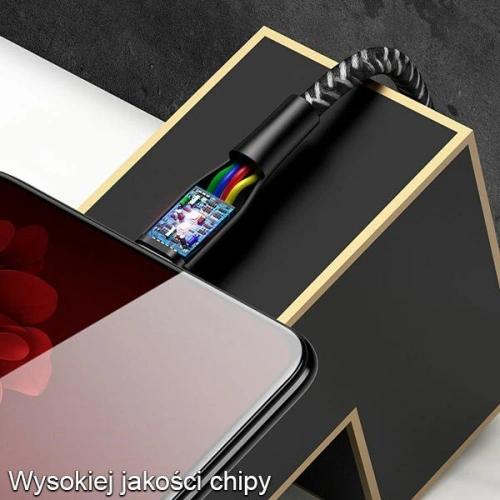 Kup Cablu împletit USAMS U41 microUSB 2m 2A roșu/red SJ396USB02 Încărcare rapidă - USA298RED - {ean13} - Sklep Home Screen