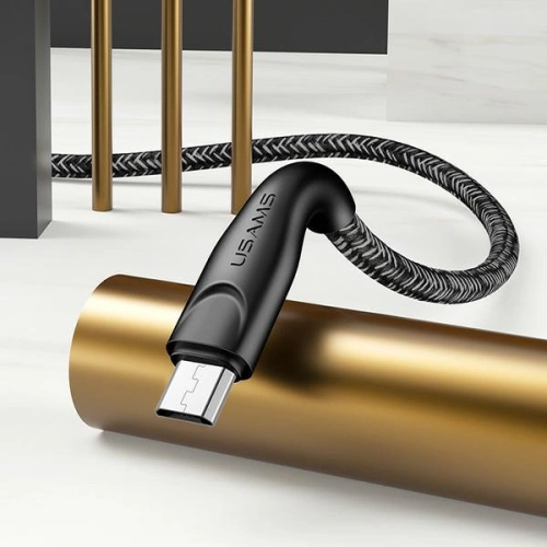 Kup Kabel pletený USAMS U41 microUSB 2m 2A červený SJ396USB02 Rychlé nabíjení - USA298RED - {ean13} - Sklep Home Screen