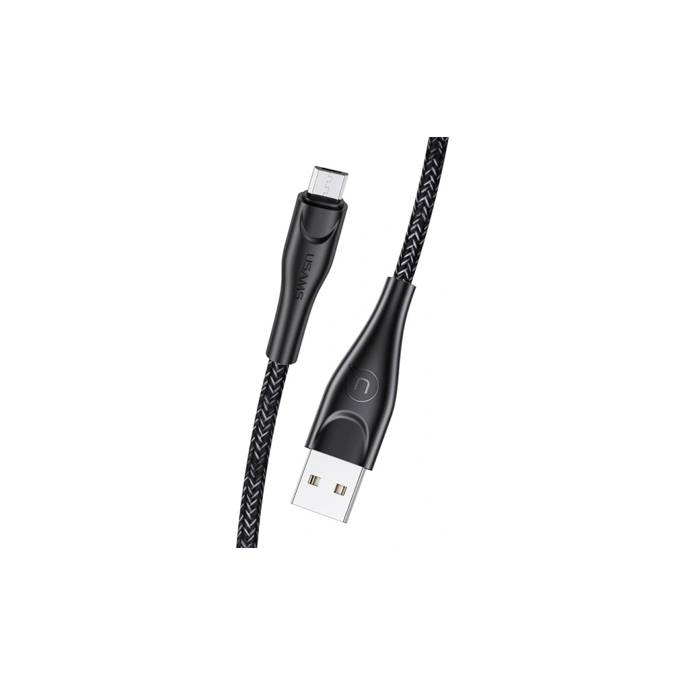 Kabel pleciony USAMS U41 microUSB 3m 2A czarny/black SJ399USB01 Fast Charge