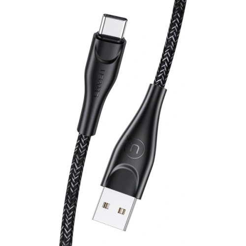 Kup Kabel pletený USAMS U41 USB-C 2m 2A černý/black SJ395USB01 Rychlé nabíjení - USA303BLK - {ean13} - Sklep Home Screen
