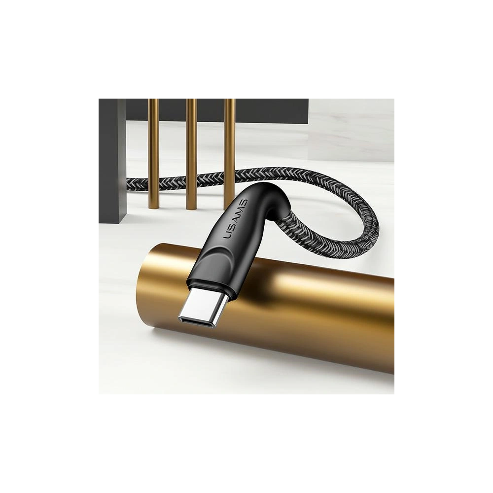 Kabel pleciony USAMS U41 USB-C 2m 2A czerwony/red SJ395USB02