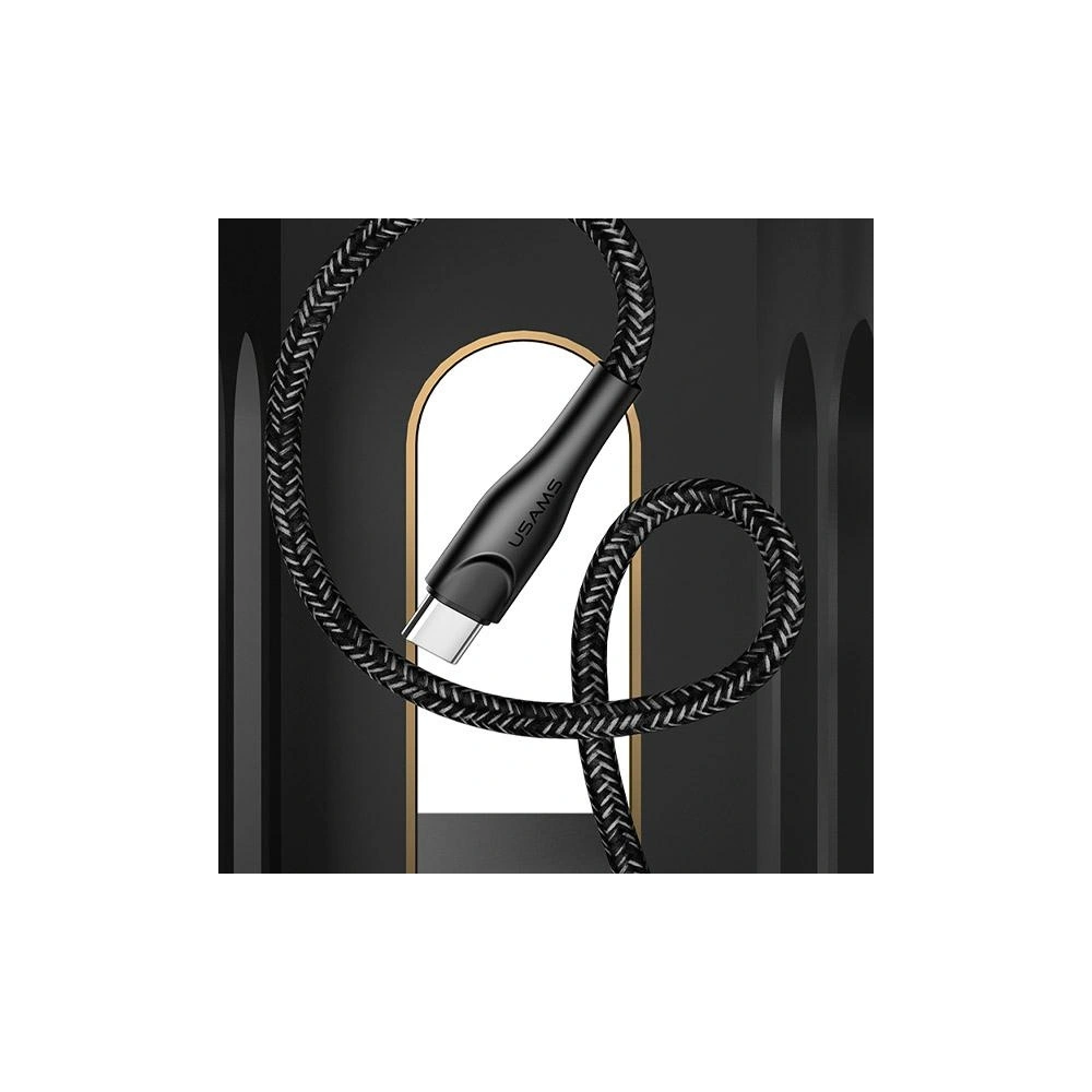 Kabel pleciony USAMS U41 USB-C 2m 2A czerwony/red SJ395USB02