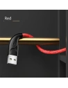 Kup Cablu împletit USAMS U41 USB-C 2m 2A roșu/red SJ395USB02 - USA304RED - {ean13} - Sklep Home Screen