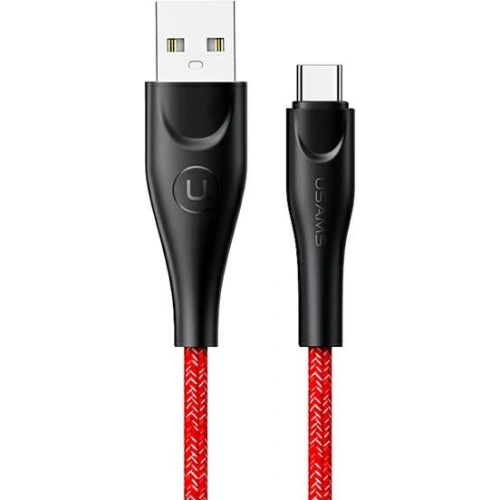 Kup USAMS U41 geflochtener Kabel USB-C 3m 2A rot/red SJ398USB02 Schnellladung - USA306RED - {ean13} - Sklep Home Screen
