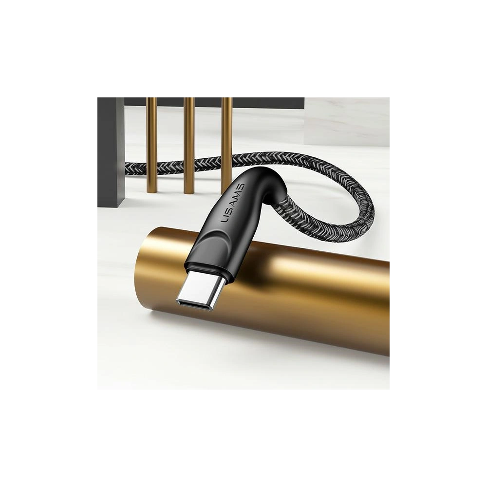 Kabel pleciony USAMS U41 USB-C 3m 2A czerwony/red SJ398USB02 Fast Charge