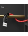 Kup USAMS U41 geflochtener Kabel USB-C 3m 2A rot/red SJ398USB02 Schnellladung - USA306RED - {ean13} - Sklep Home Screen