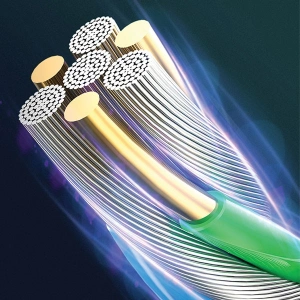 USAMS Nylon Cable U48 Lightning 1,2m 2A Fast Charging LED green SJ423USB02 (US-SJ423)