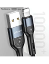 Kup Cablu împletit USAMS U48 lightning 1,2m 2A Încărcare Rapidă LED verde/SJ423USB02 - USA310GRN - {ean13} - Sklep Home Screen