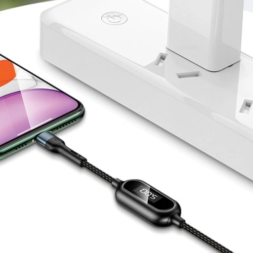 Kup Cablu împletit USAMS U48 lightning 1,2m 2A Încărcare Rapidă LED verde/SJ423USB02 - USA310GRN - {ean13} - Sklep Home Screen