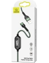 Kup Cablu împletit USAMS U48 lightning 1,2m 2A Încărcare Rapidă LED verde/SJ423USB02 - USA310GRN - {ean13} - Sklep Home Screen