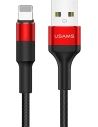 Kabel pleciony USAMS U5 2A lightning czerwony/red 1,2m SJ220IP02