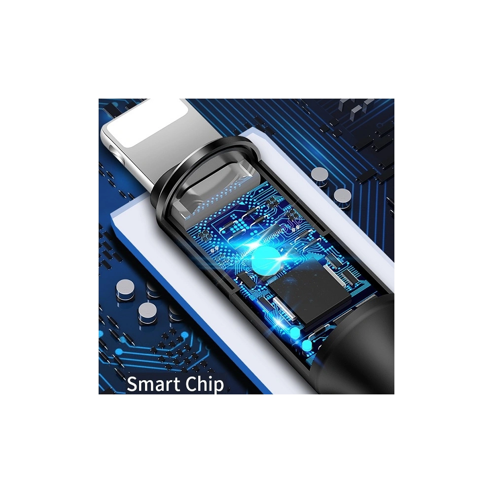 Kabel pleciony USAMS U5 2A lightning czerwony/red 1,2m SJ220IP02