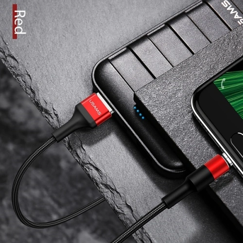 Kup Kabel pleciony USAMS U5 2A micro USB czerwony/red 1,2m SJ224USB02 - USA314RED - {ean13} - Sklep Home Screen