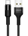 Geflochtenes Kabel USAMS U5 2A USB-C schwarz 1,2m SJ221TC01