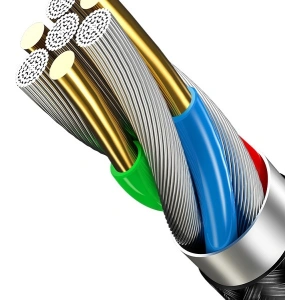 Kabel pleciony USAMS U5 2A USB-C czarny/black 1,2m SJ221TC01