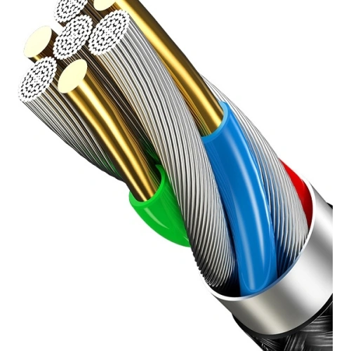 Kup Kabel pletený USAMS U5 2A USB-C černý/black 1,2m SJ221TC01 - USA315BLK - {ean13} - Sklep Home Screen