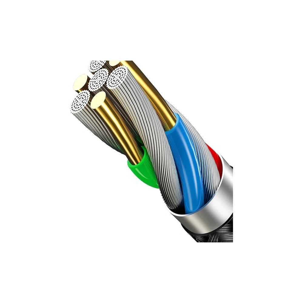 Kabel pleciony USAMS U5 2A USB-C czerwony/red 1,2m SJ221TC02