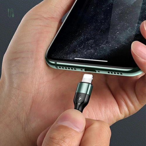 Kup Geflochtenes Kabel USAMS U55 2A Lightning U55 grün 1m SJ448USBSG02 - USA318GRN - {ean13} - Sklep Home Screen