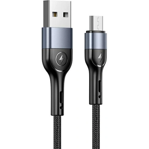 Kup Kabel pletený USAMS U55 2A micro USB černý/black 1m SJ450USB01 - USA322BLK - {ean13} - Sklep Home Screen