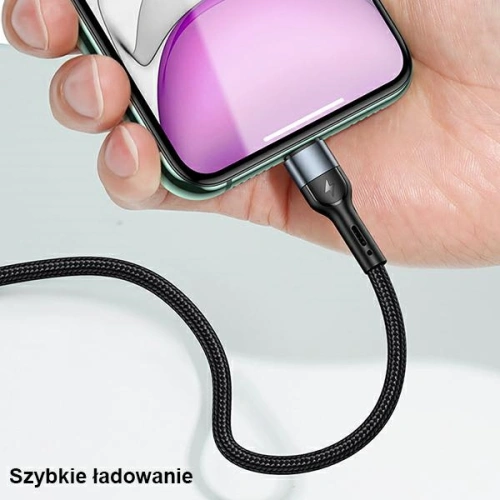Kup Kabel pletený USAMS U55 2A micro USB černý/black 1m SJ450USB01 - USA322BLK - {ean13} - Sklep Home Screen