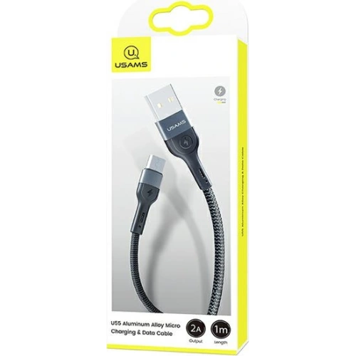 Kup Kabel pletený USAMS U55 2A micro USB černý/black 1m SJ450USB01 - USA322BLK - {ean13} - Sklep Home Screen