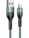 Cablu împletit USAMS U55 2A micro USB verde/green 1m SJ450USB02