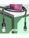 Kup USAMS U55 2A mikro USB zöld/szín 1m SJ450USB02 fonott kábel - USA323GRN - {ean13} - Sklep Home Screen
