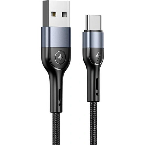 Kup Cablul împletit USAMS U55 2A USB-C negru/black 1m SJ449USB01 - USA326BLK - {ean13} - Sklep Home Screen