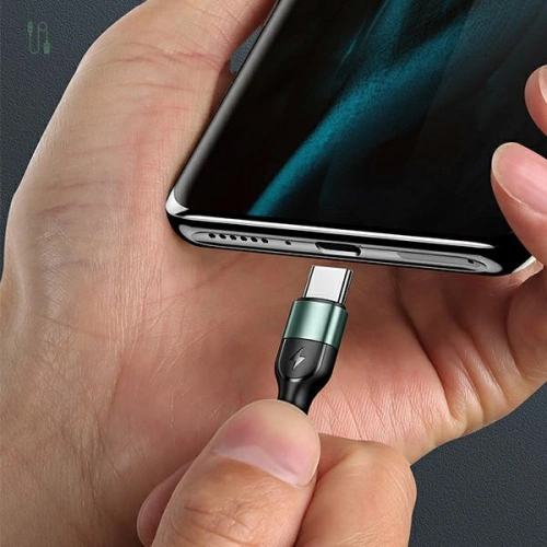 Kup Cablul împletit USAMS U55 2A USB-C negru/black 1m SJ449USB01 - USA326BLK - {ean13} - Sklep Home Screen