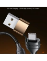 Kup Cablul împletit USAMS U62 2xUSB-C/USB-A /lightning 1,2m PD Încărcare rapidă negru/SJ483USB01 - USA328BLK - {ean13} - Sklep Home Screen