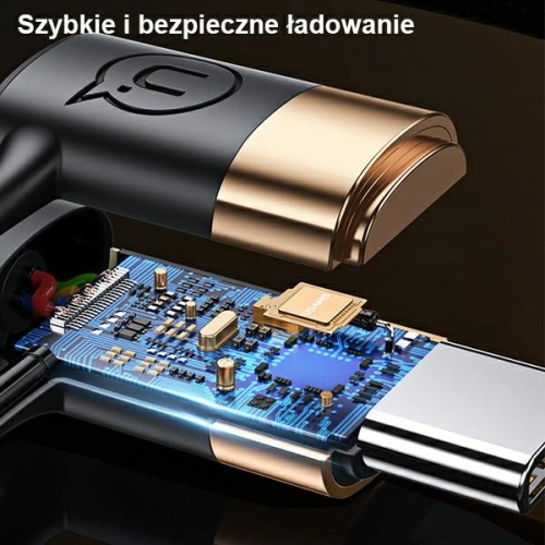 Kup Cablul împletit USAMS U62 2xUSB-C/USB-A /lightning 1,2m PD Încărcare rapidă negru/SJ483USB01 - USA328BLK - {ean13} - Sklep Home Screen