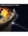 Kup Cablu împletit USAMS U76 USB-C la USB-C 100W PD Încărcare rapidă 1.2m negru/black SJ537USB01 - USA330BLK - {ean13} - Sklep Home Screen