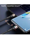 Buy USAMS Nylon Cable U76 USB-C - USB-C 100W PD Fast Charging 1.2m black SJ537USB01(US-SJ537) - USA330BLK - {ean13} - Home Screen Store Europe