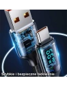 Kup Kábel fonott USAMS U78 USB-C 1.2m LED 6A Gyors Töltés fekete/black SJ544USB01 - USA334BLK - {ean13} - Sklep Home Screen