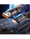 Kup Kábel fonott USAMS U78 USB-C 1.2m LED 6A Gyors Töltés fekete/black SJ544USB01 - USA334BLK - {ean13} - Sklep Home Screen