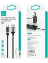 Kup Kábel fonott USAMS U78 USB-C 1.2m LED 6A Gyors Töltés fekete/black SJ544USB01 - USA334BLK - {ean13} - Sklep Home Screen