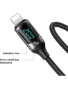 Kup Kabel geflochten USAMS U78 USB-C auf Lightning LED 1.2m 20W PD Schnellladung schwarz/black SJ545USB01 - USA338BLK - {ean13} - Sklep Home Screen