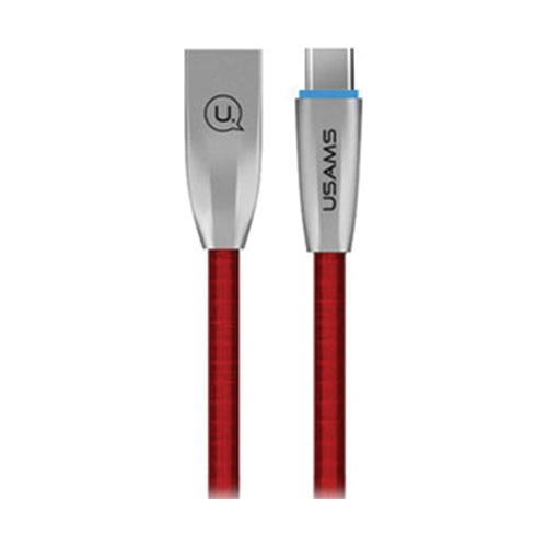 Kup USAMS U-Light USB-C fonott kábel piros 1,2m TCZSUSB04 - USA342RED - {ean13} - Sklep Home Screen