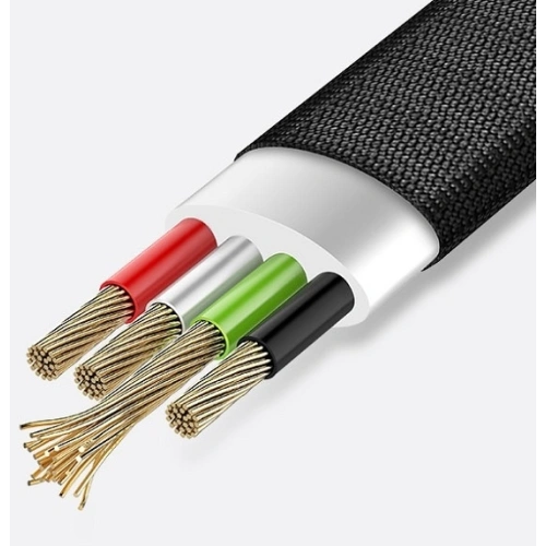 Kup Kabel pleciony USAMS U-Light USB-C czerwony/red 1,2m TCZSUSB04 - USA342RED - {ean13} - Sklep Home Screen