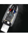 Kup Kabel pleciony USAMS USB-C na Lightning Smart Power-off 20W PD Cable 1.2m czarny/black SJ518USB01 - USA343BLK - {ean13} - Sklep Home Screen