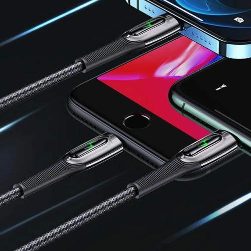 Kup Kabel pleciony USAMS USB-C auf Lightning Smart Power-off 20W PD Cable1.2m dunkelgrün/dark green SJ518USB02 - USA344GRN - {ean13} - Sklep Home Screen