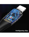 Kup Cablul împletit USAMS U-Tone lightning 1.2m Power-off 2A Încărcare rapidă negru/black SJ344USB01 - USA346BLK - {ean13} - Sklep Home Screen