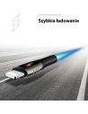 Kup Kabel pletený USAMS U-Tone lightning 1.2m Power-off 2A Rychlé nabíjení černý/black SJ344USB01 - USA346BLK - {ean13} - Sklep Home Screen