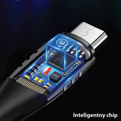 Kup Cablul împletit USAMS U-Tone microUSB 1.2m Oprire automată 2A Încărcare rapidă negru/black SJ346USB01 - USA347BLK - {ean13} - Sklep Home Screen