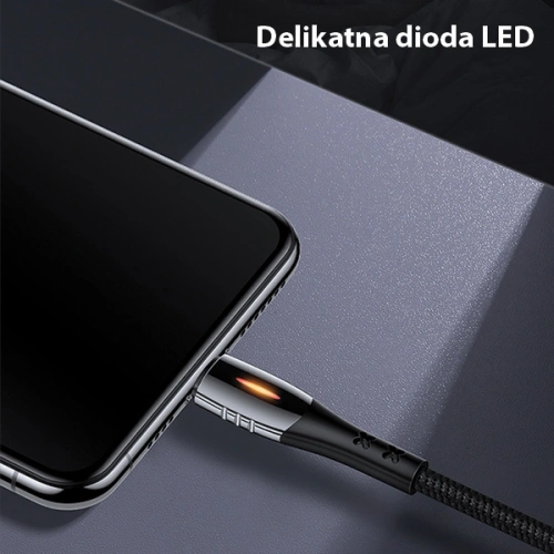 Kup Cablul împletit USAMS U-Tone microUSB 1.2m Oprire automată 2A Încărcare rapidă negru/black SJ346USB01 - USA347BLK - {ean13} - Sklep Home Screen
