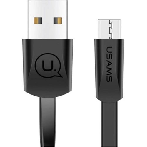 Kup Plochý kabel USAMS U2 microUSB 1,2m černý/black SJ201MIC01 - USA357BLK - {ean13} - Sklep Home Screen